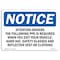Signmission OSHA, Attention Drivers The Following PPE Is Required, 24in X 18in Decal, OS-NS-D-1824-L-10194 OS-NS-D-1824-L-10194 - alternate 1
